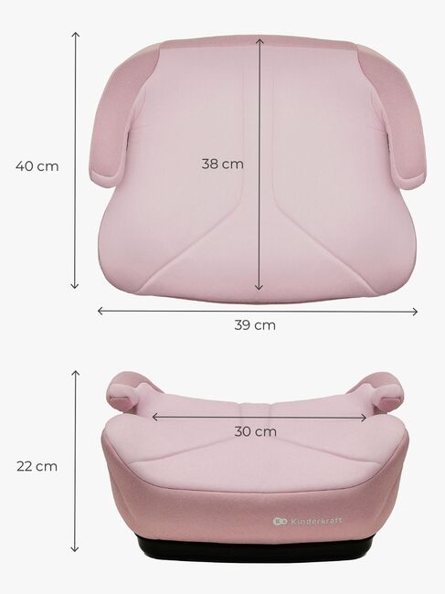 Kinderkraft I-BOOST 2 i-Size Sitzerhöhung, Rosa