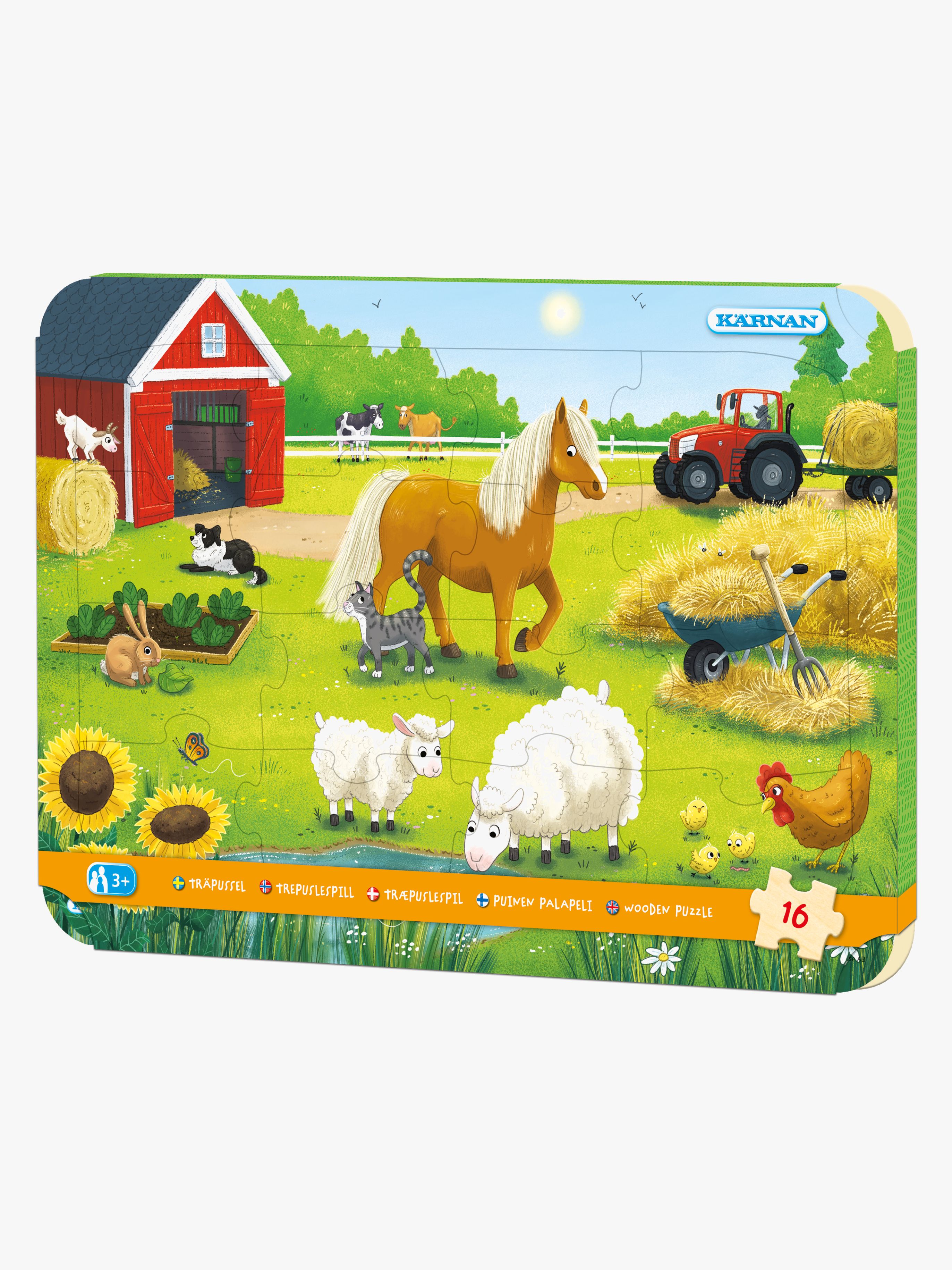 Rahmenpuzzle Auf Dem Bauernhof 16 Teile