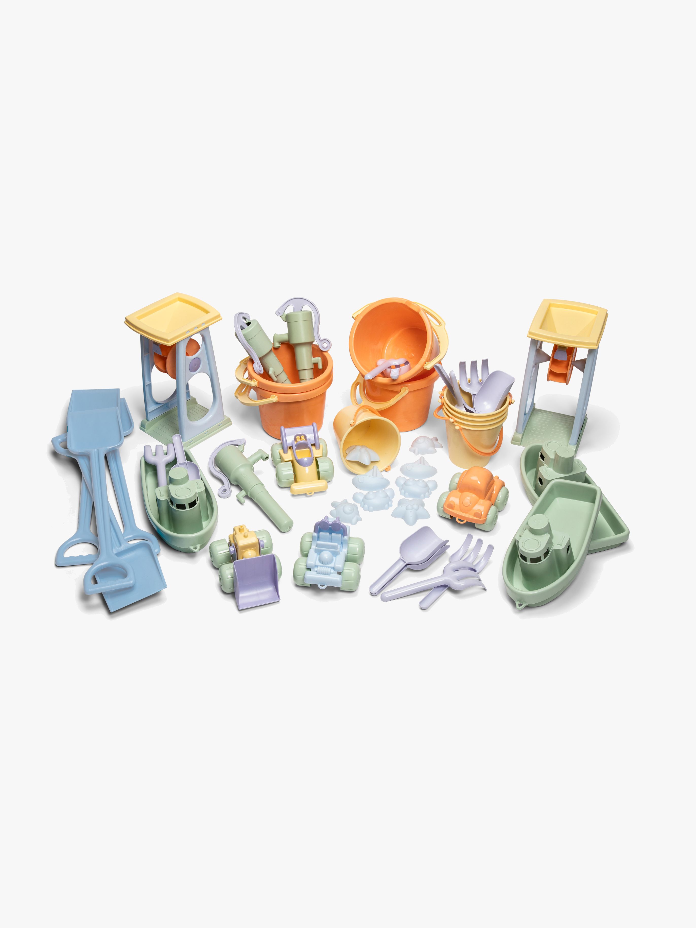 Pastel Sandspielzeug-Set 45 Teile