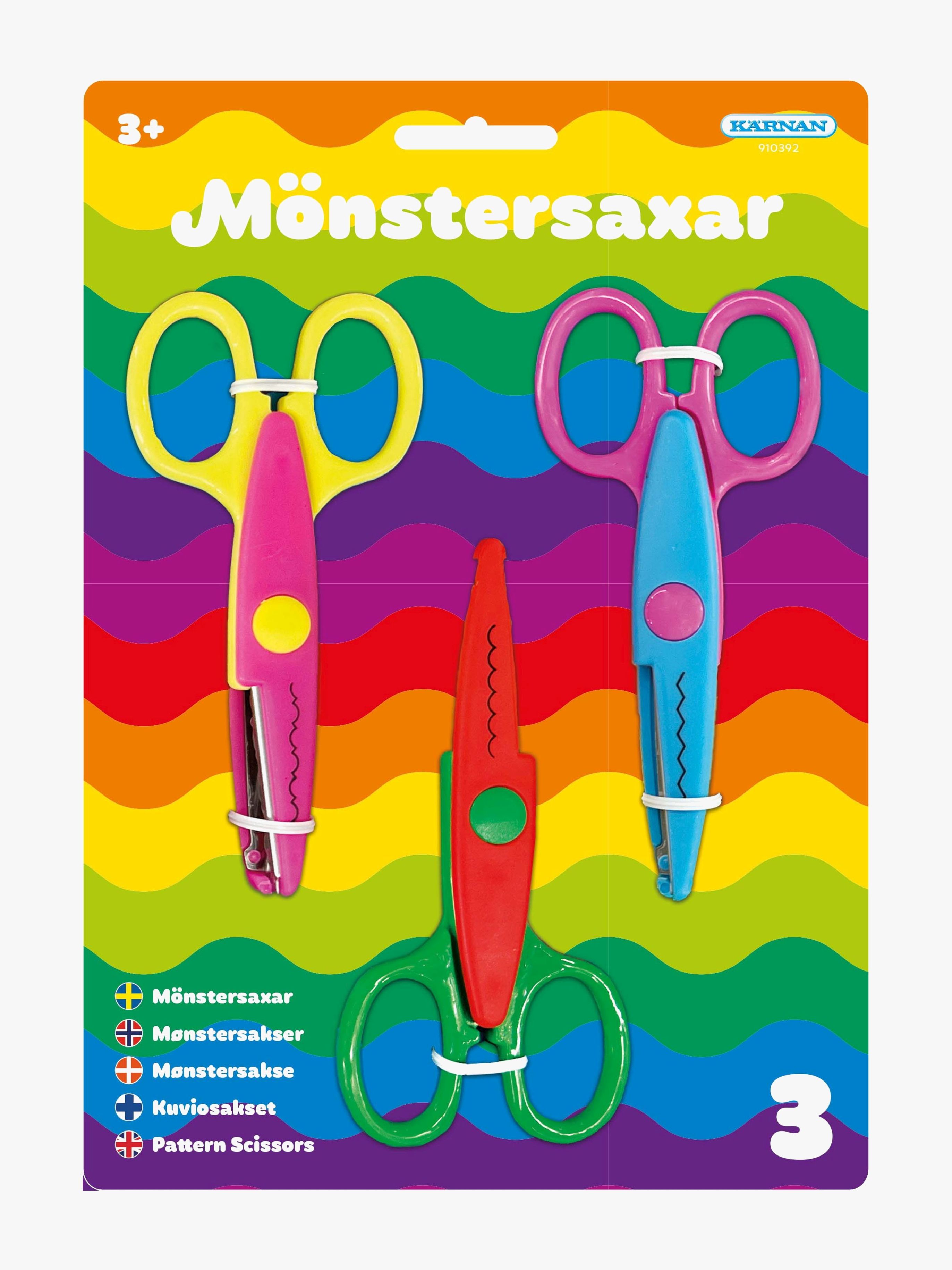 Egmont Kärnan Musterscheren 3er-Pack