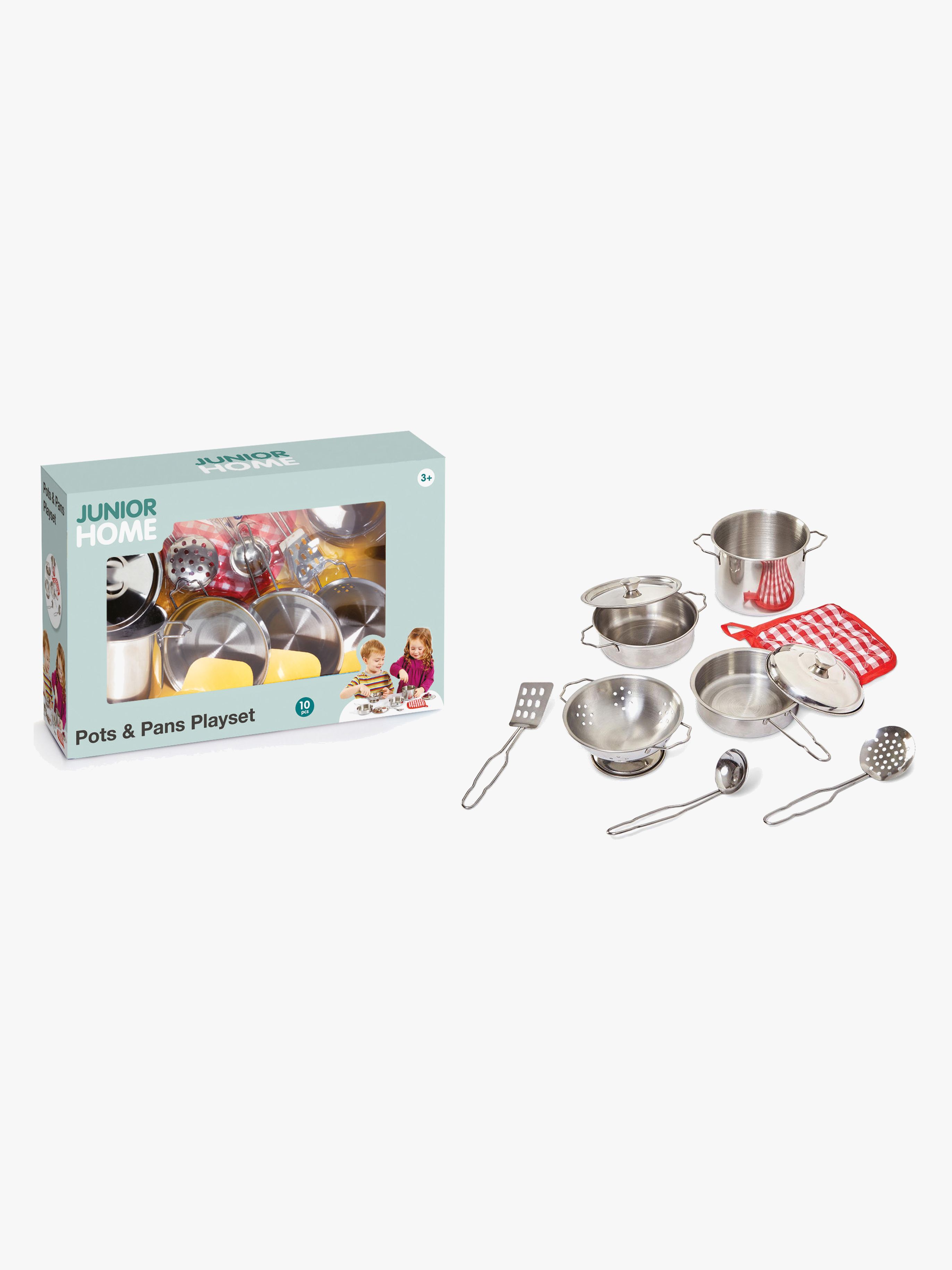 Junior Home Spielset Töpfe &  Pfannen 10 Teile