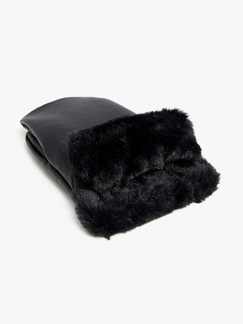 Beemoo Furry Kinderwagenhandschuhe, Black