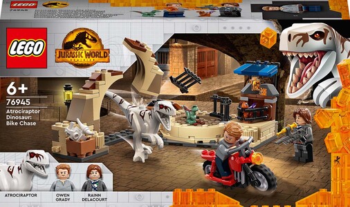 LEGO Jurassic World 76945 Atrociraptor: Motorradverfolgungsjagd