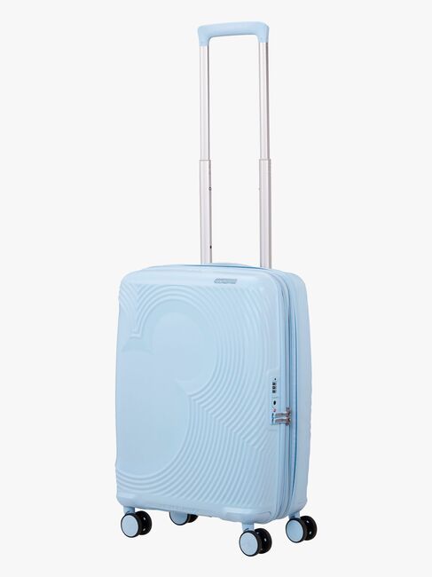 American Tourister Mickey Magic Spinner Koffer 37-44L, Pastel Blue