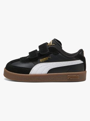 Puma Club II Era V Infant Sneaker, Black/White