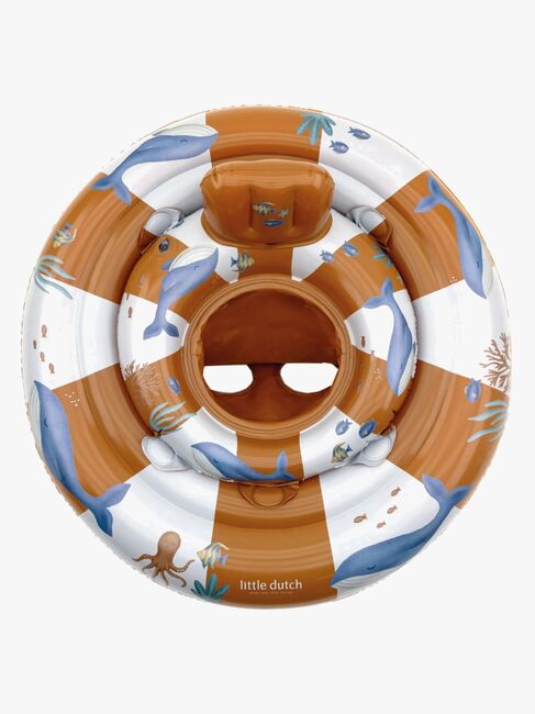 Little Dutch Ocean World Baby Schwimmring, Blue