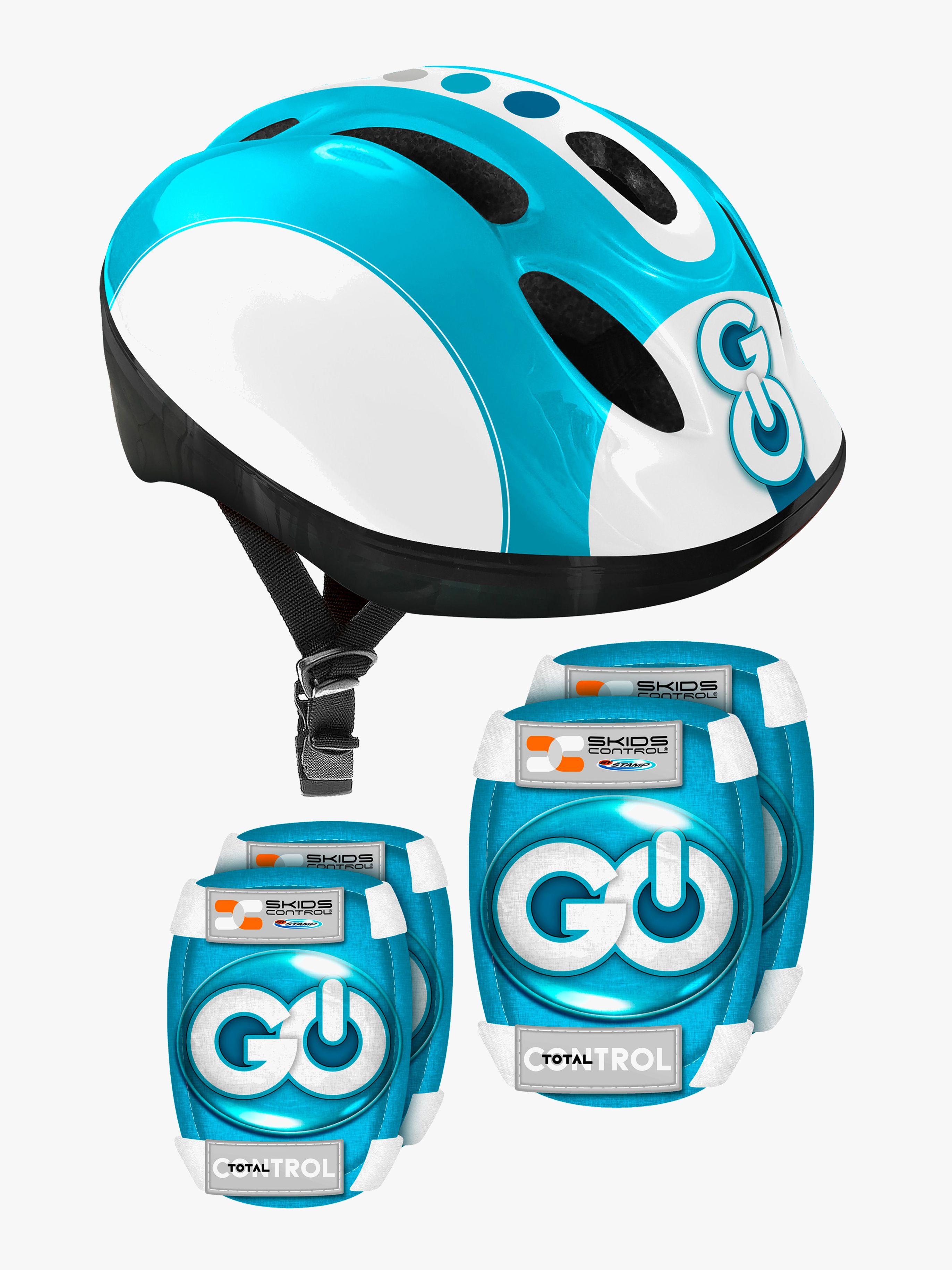Skids Control Helm und Schutzset, Blau