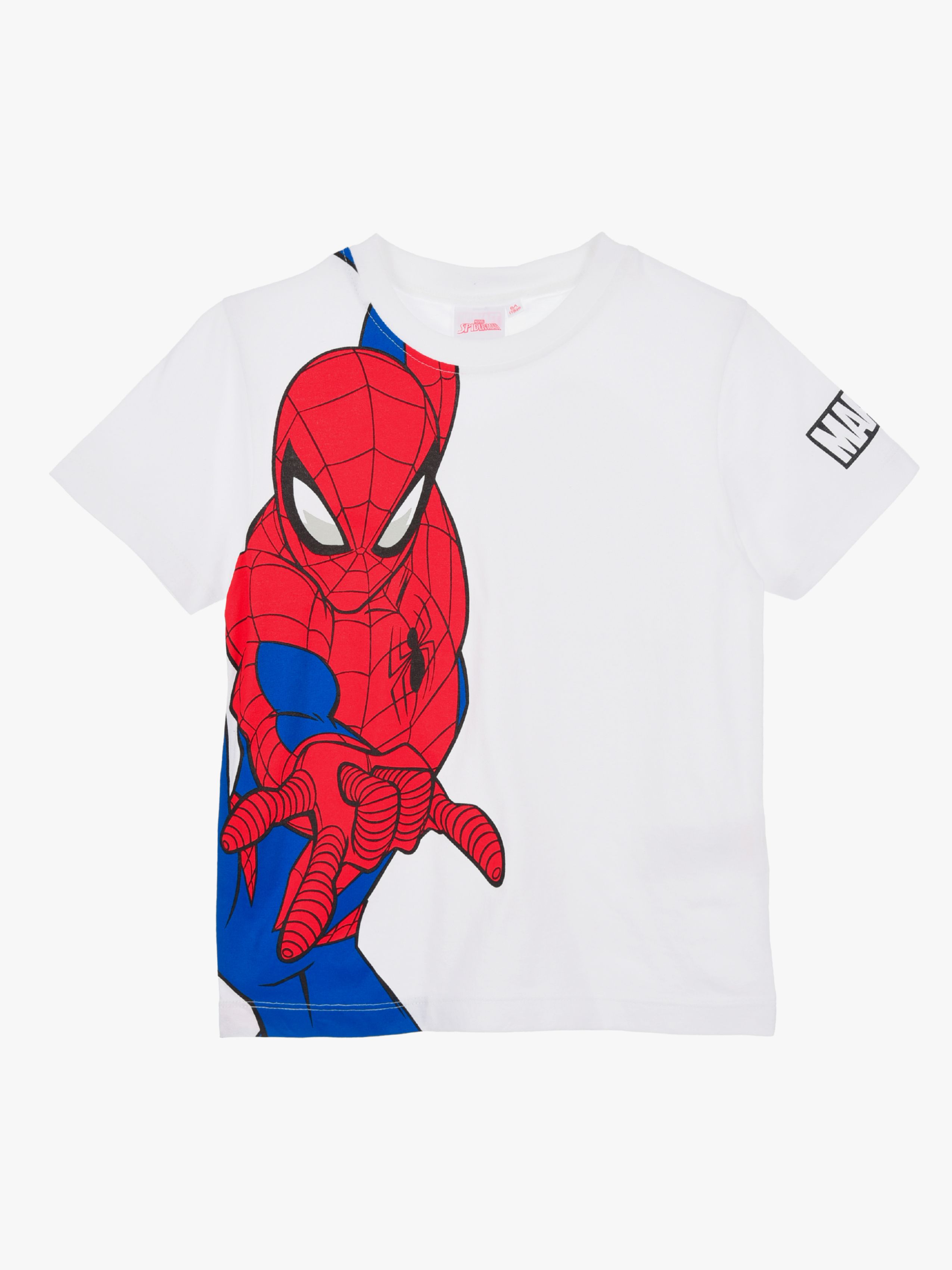 Marvel Spider-Man T-Shirt, Weiß, 98-104