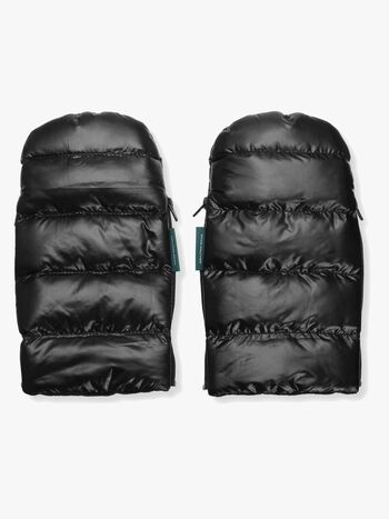 KONG.WALTHER Østerbro Puffer Kinderwagen-Fäustlinge, Black