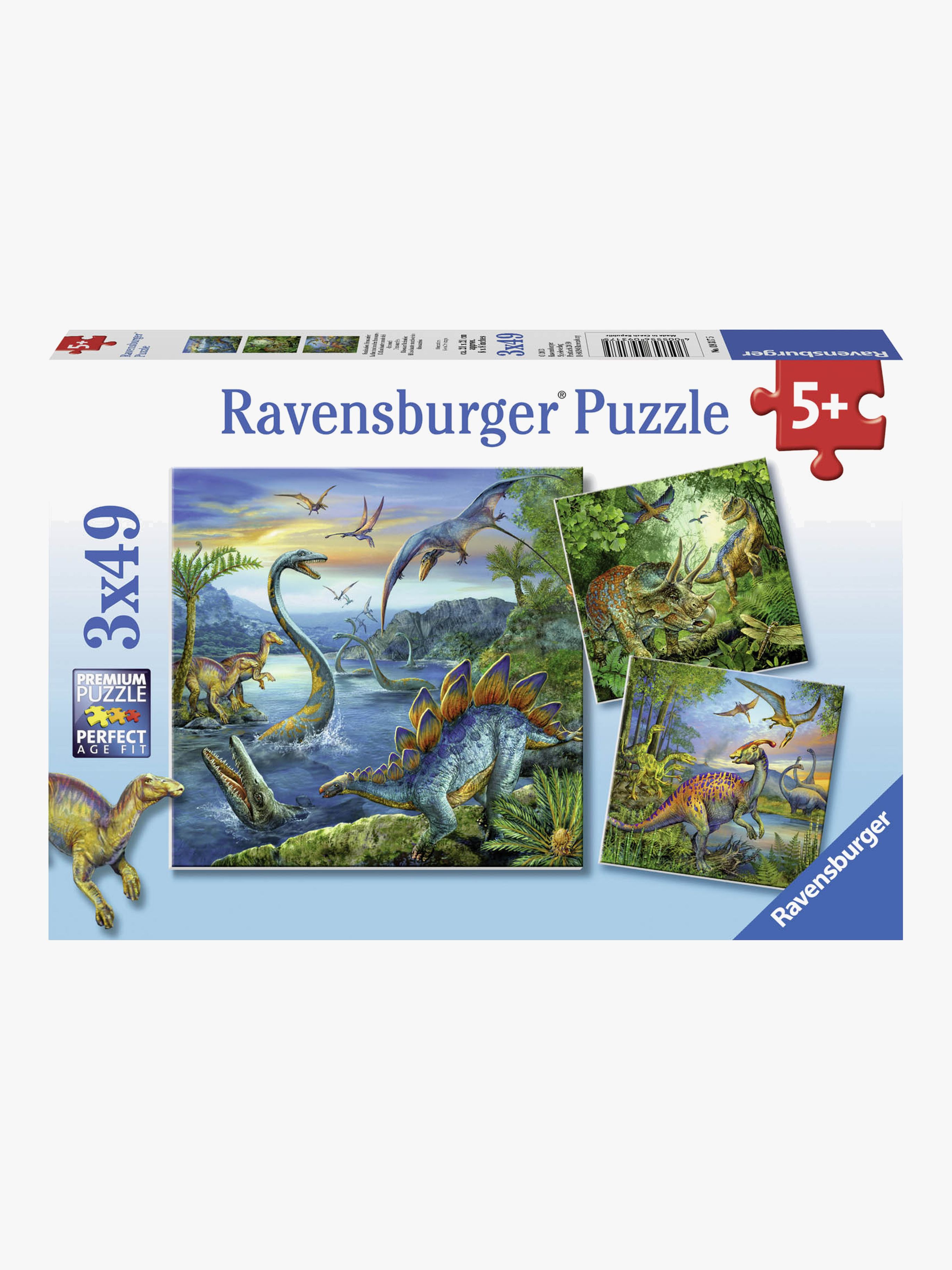 Puzzle Dinosaurier 3x49 Teile