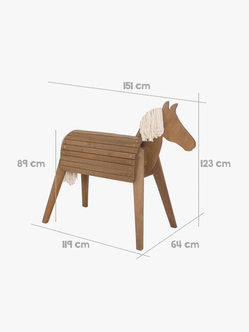 Roba Outdoor-Spielpferd, Braun