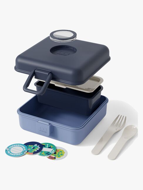 Monbento Snacky Bento Brotdose, Blue Infinity