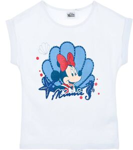 Disney Minnie Maus T-Shirt, Weiß