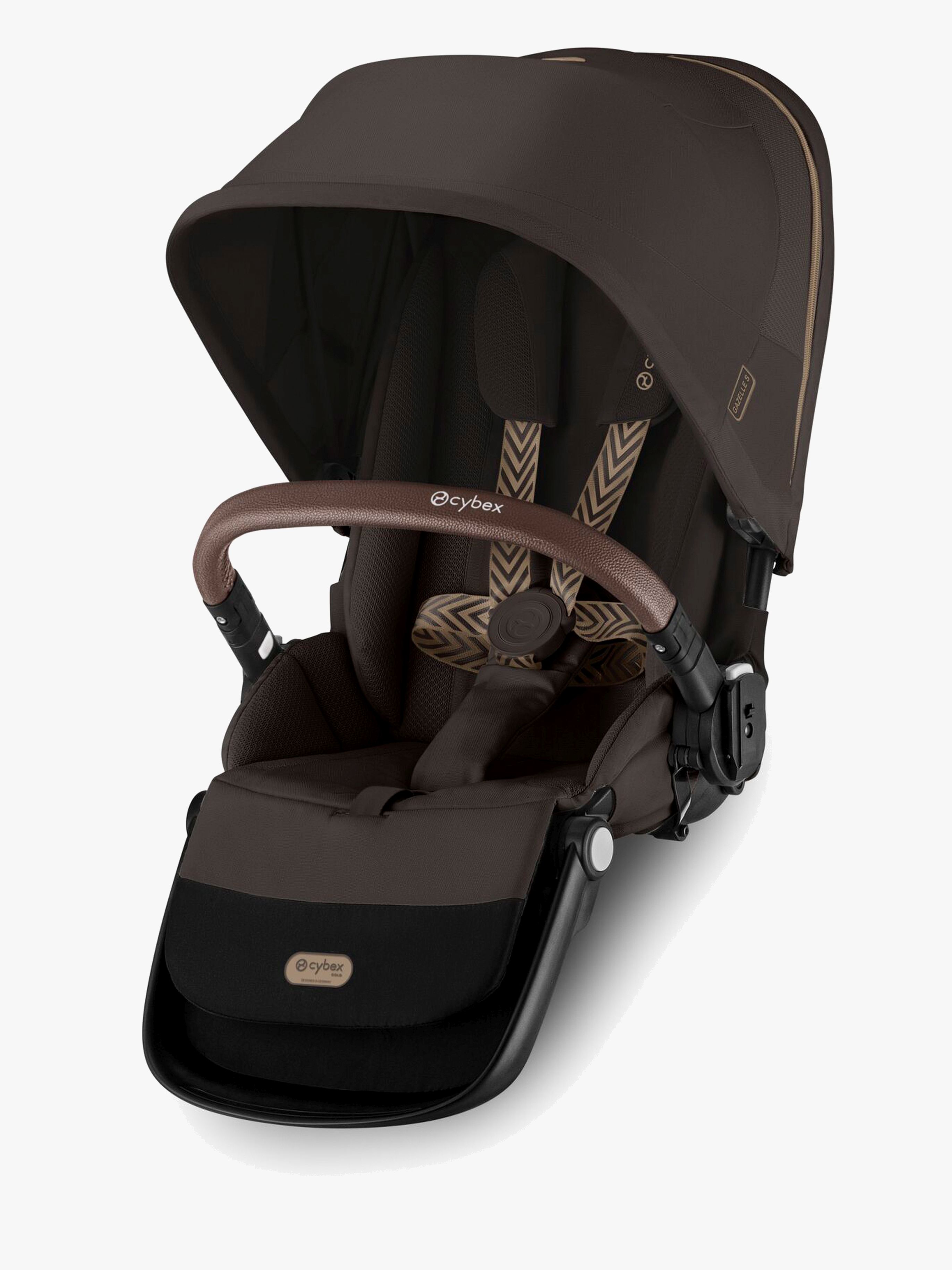 Cybex GAZELLE S Sitz, Black/Chocolate Brown