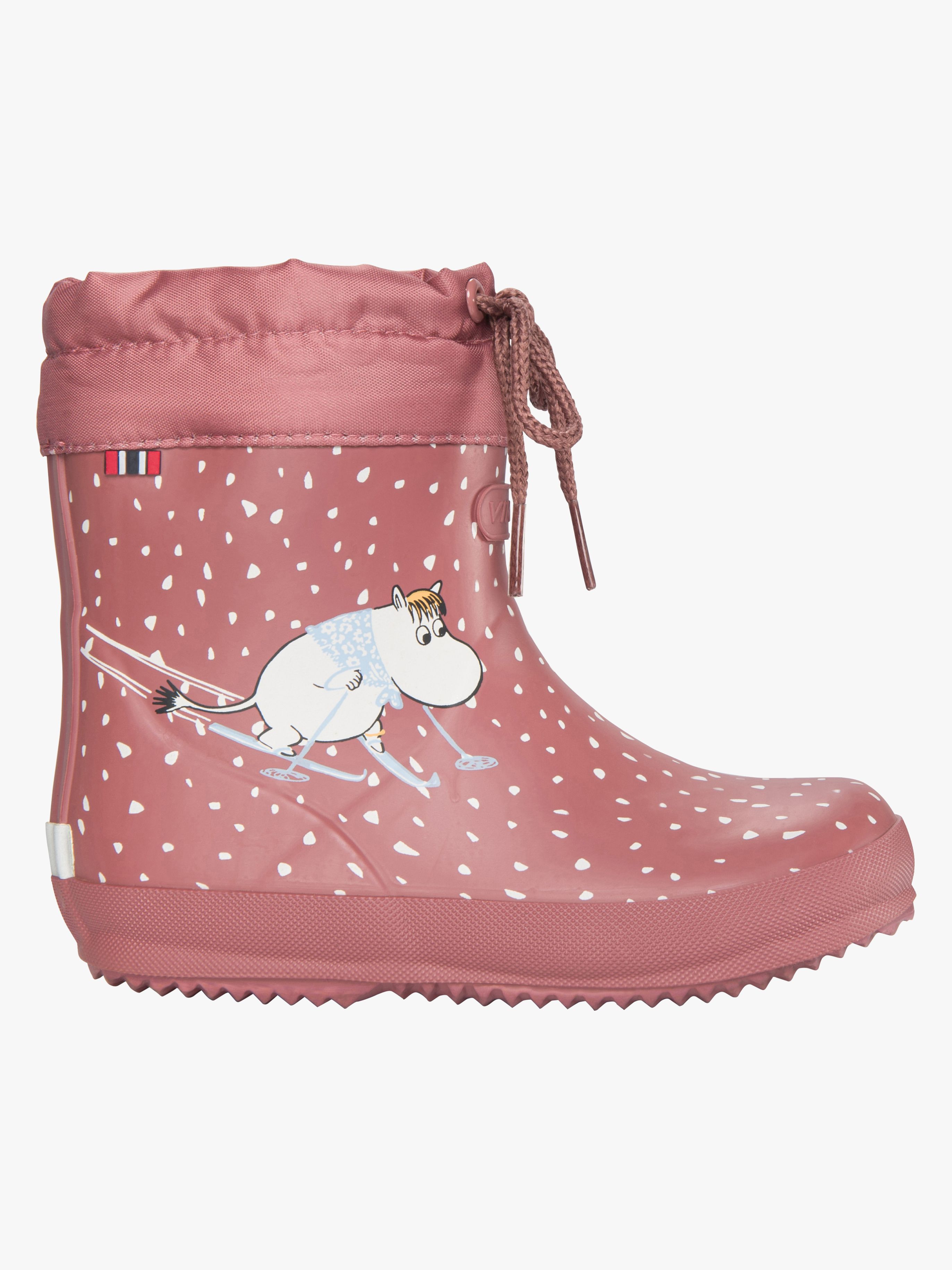 Alv Indie Mumin Gefütterte Gummistiefel, Peach, 29, Kindergummistiefel, Kinderstiefel, Gummistiefel kinder, Kids