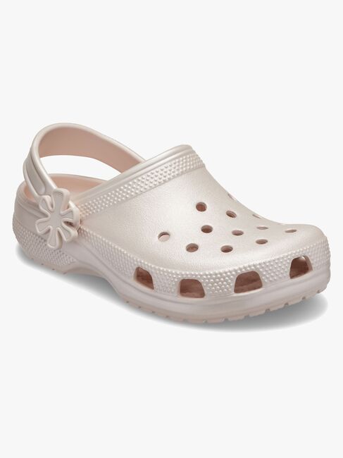 Crocs Classic Pearl Shine Pantoffeln, Quartz
