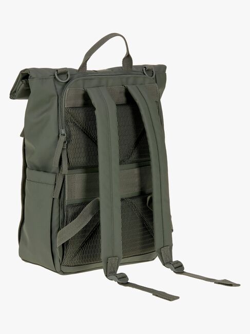 Lässig Rolltop Wickeltasche Rucksack, Olive