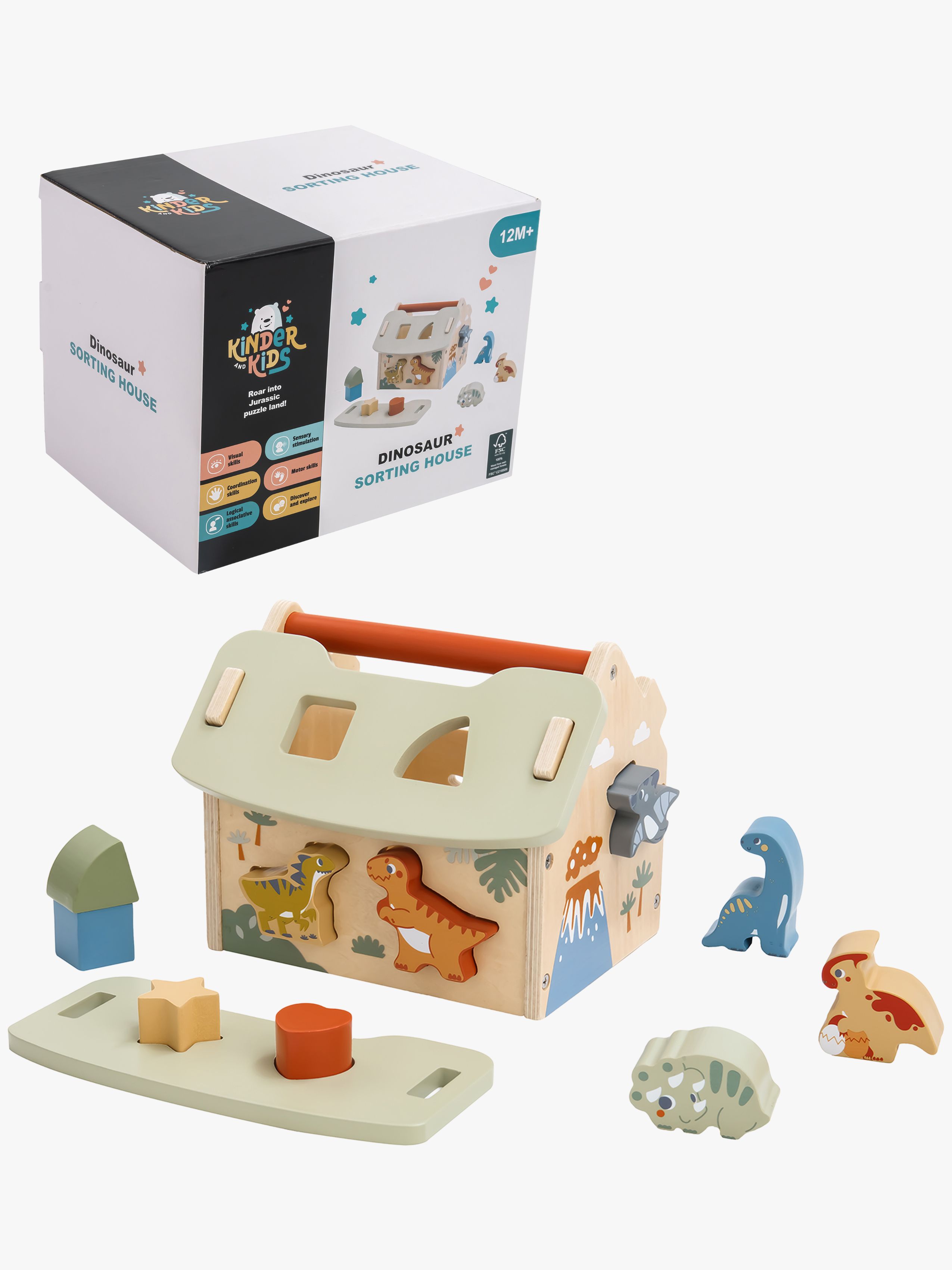 Kinder and Kids Sortierkasten Dinosaurier