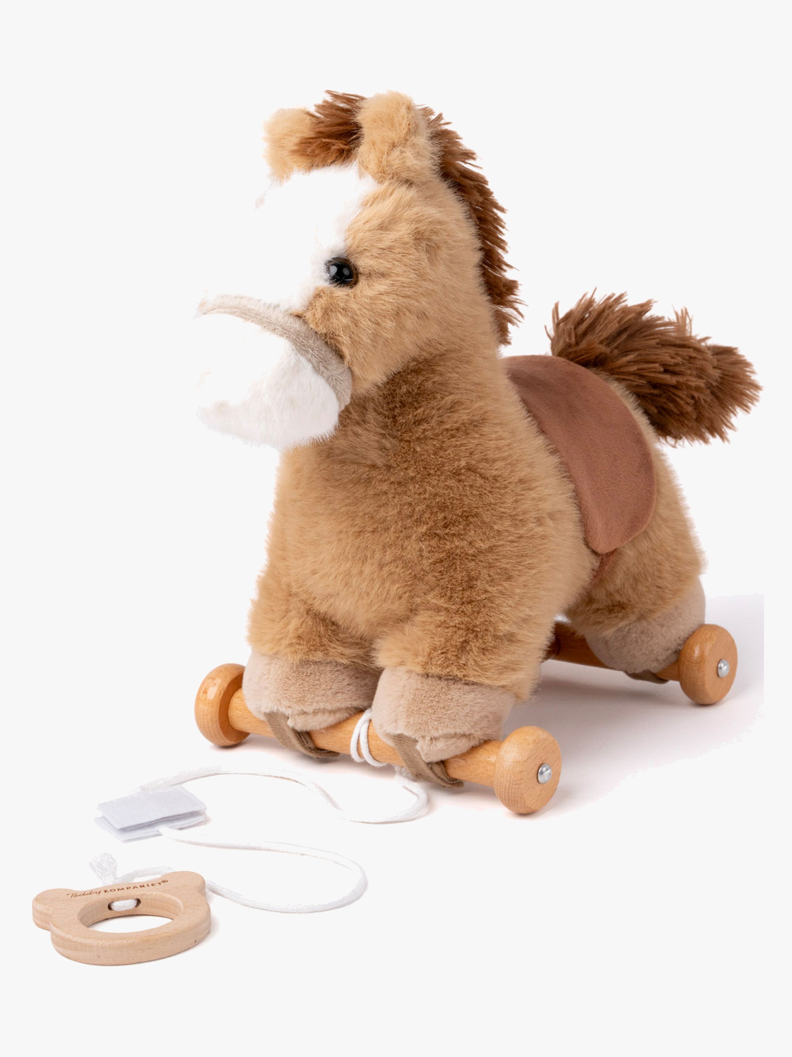 Teddykompaniet Nachziehtier Pferd, Babyspielzeug