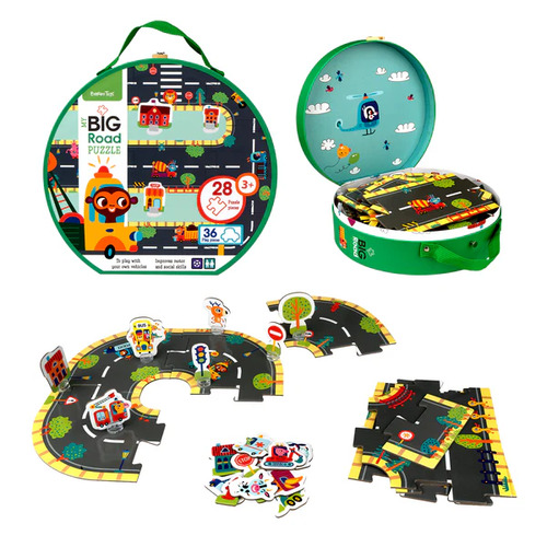 Barbo Toys  Mein Großes Puzzle Straße 200 Teile