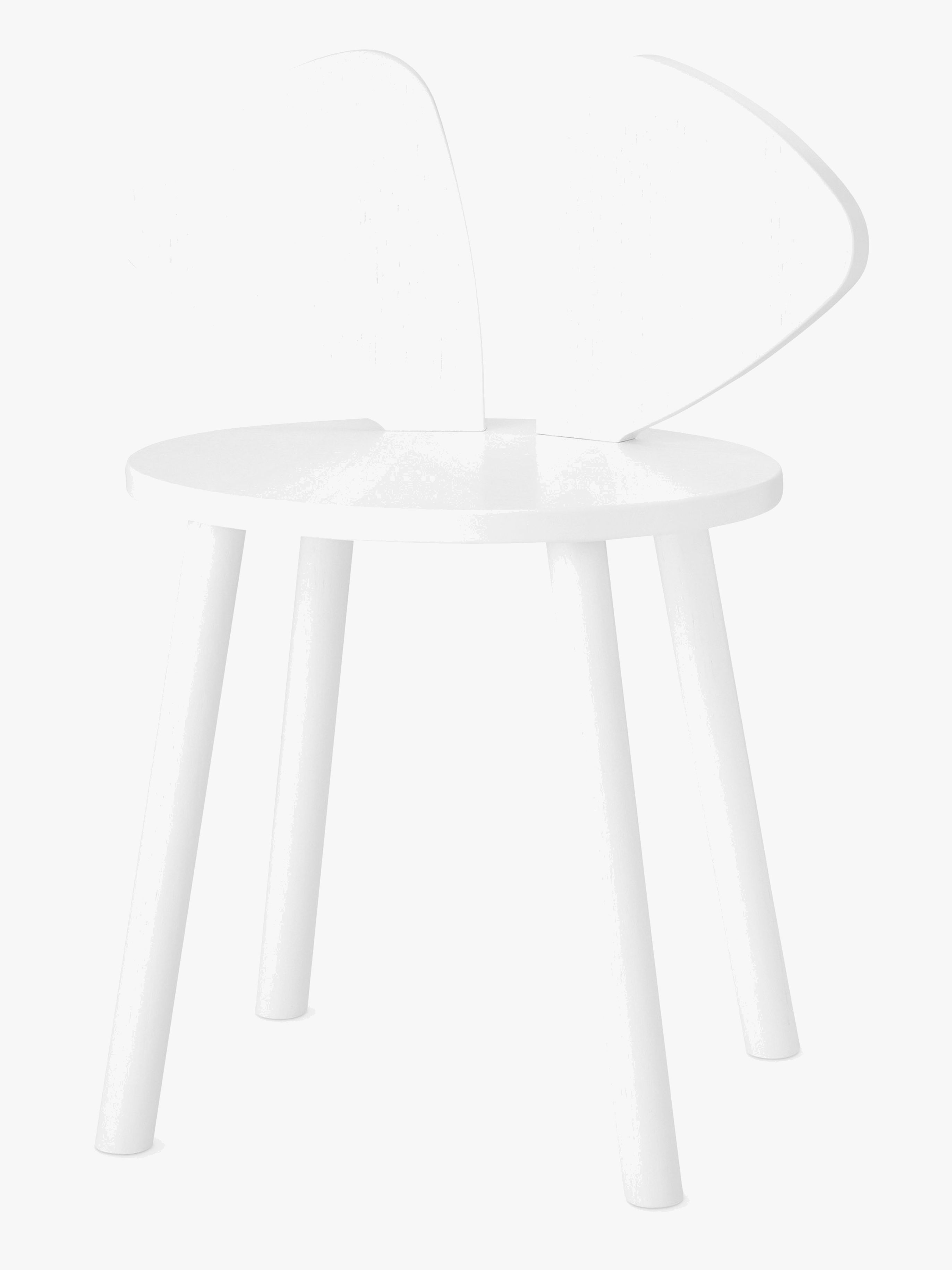 Nofred School Stuhl Mouse, White