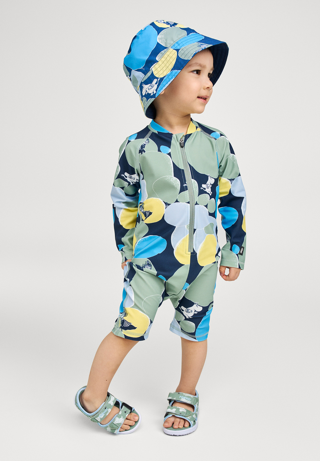 Reima Mumin Sandig UV-Schutzanzug, Stone Green