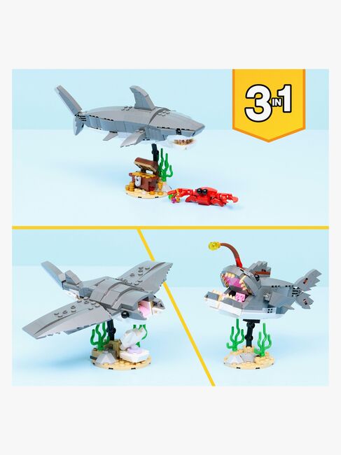 LEGO Creator 31381 Wilder Hai mit Schatztruhe