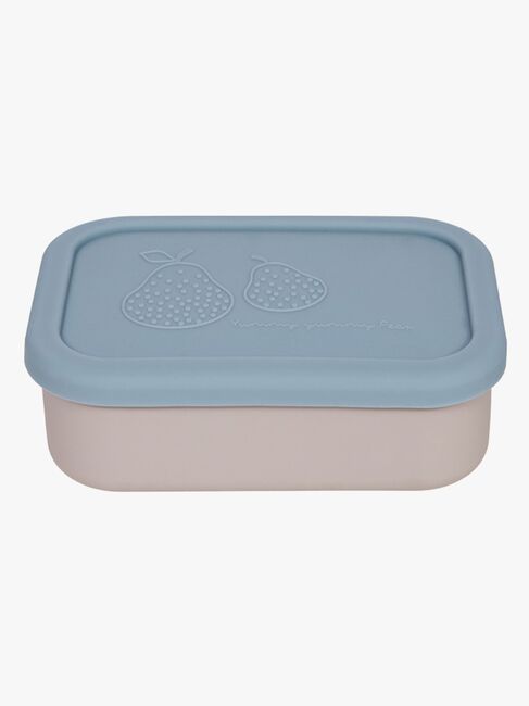 OYOY Mini Yummy Brotdose, Blue/Clay