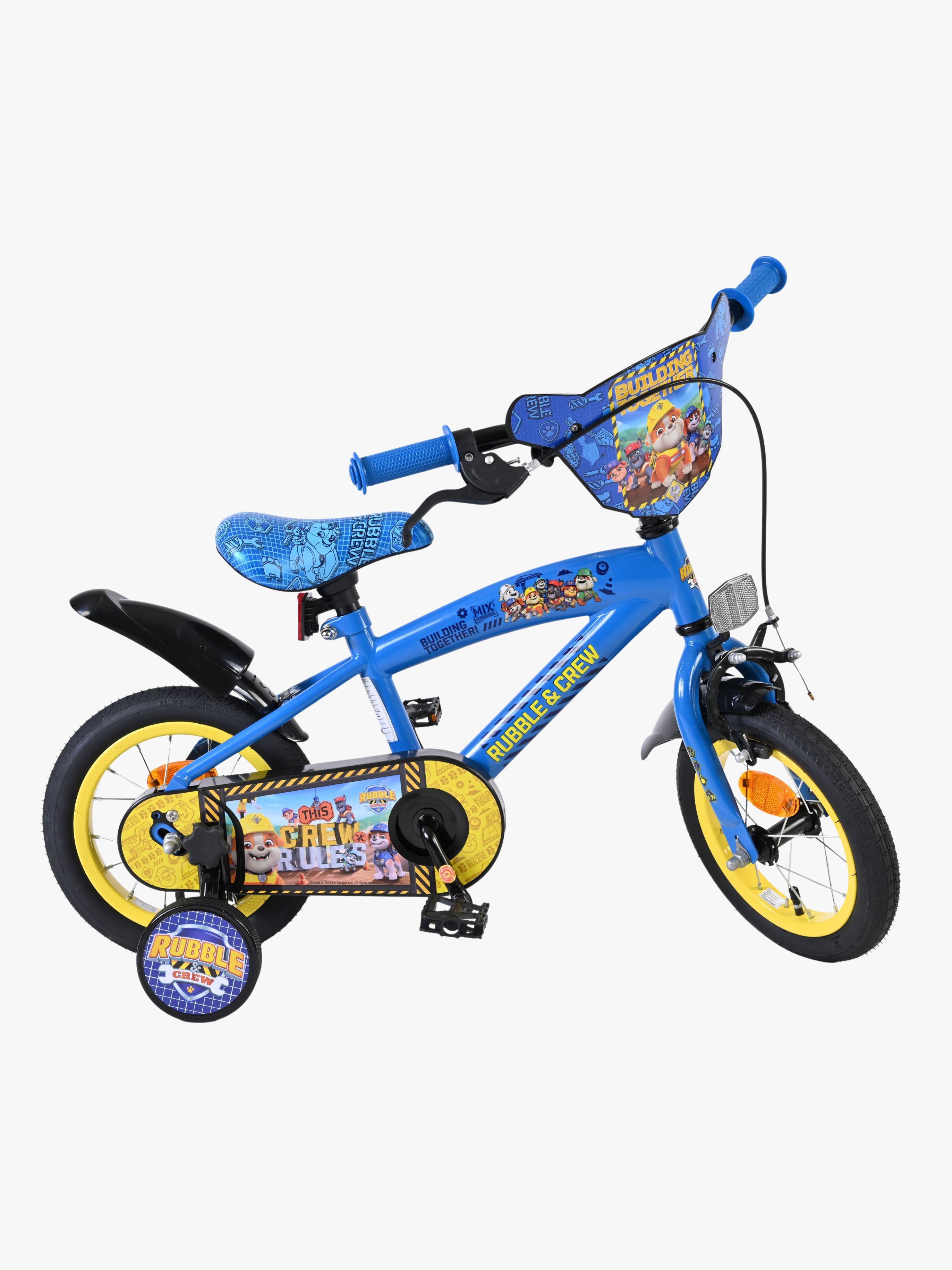 Paw Patrol Rubble & Crew Kinderfahrrad 12 Zoll, Blau