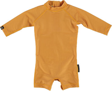 Beach & Bandits Golden Ribbed Baby Badeanzug, Golden Orange