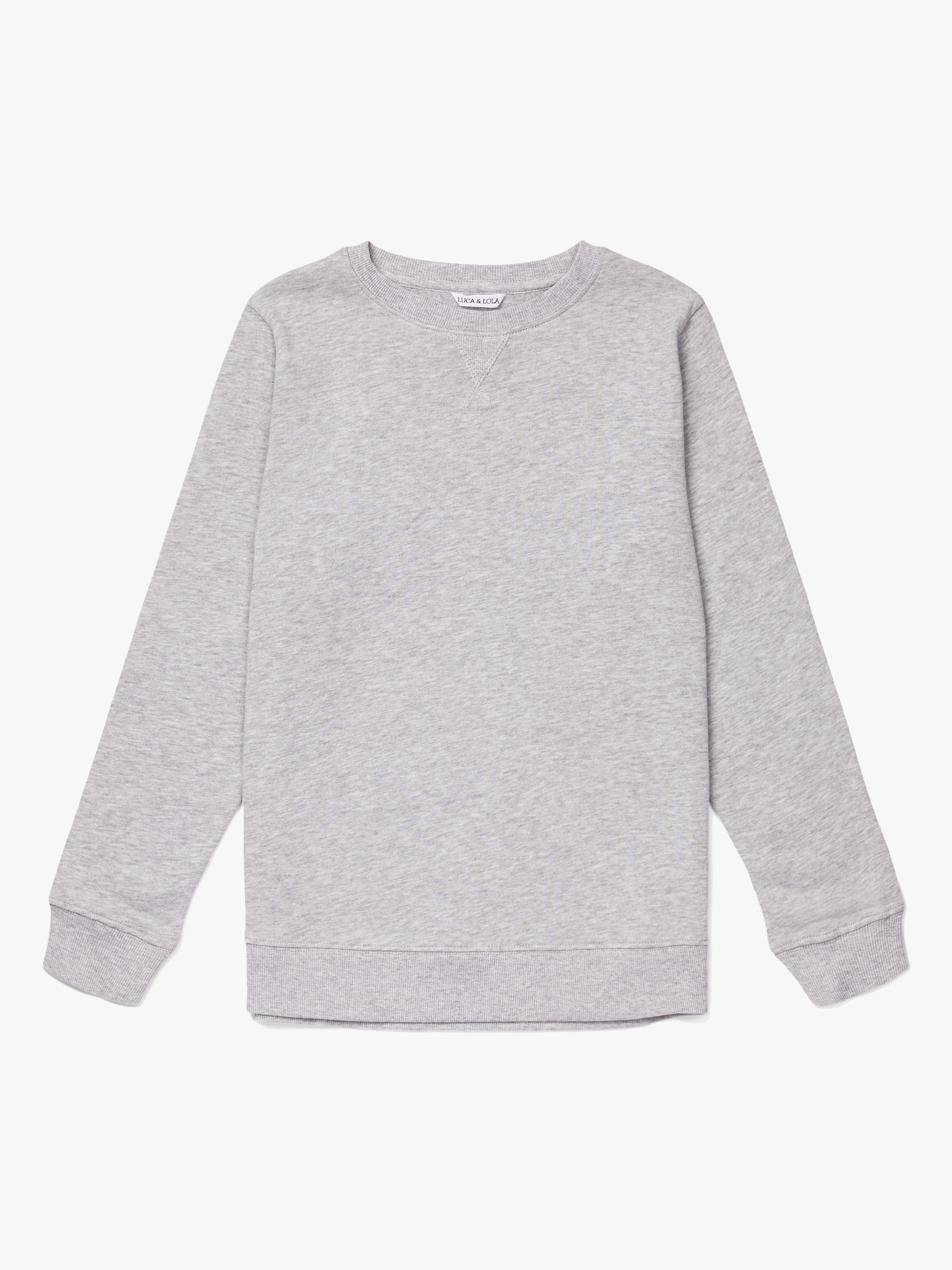 Luca &  Lola Leone Pullover, Grey Melange 134–140