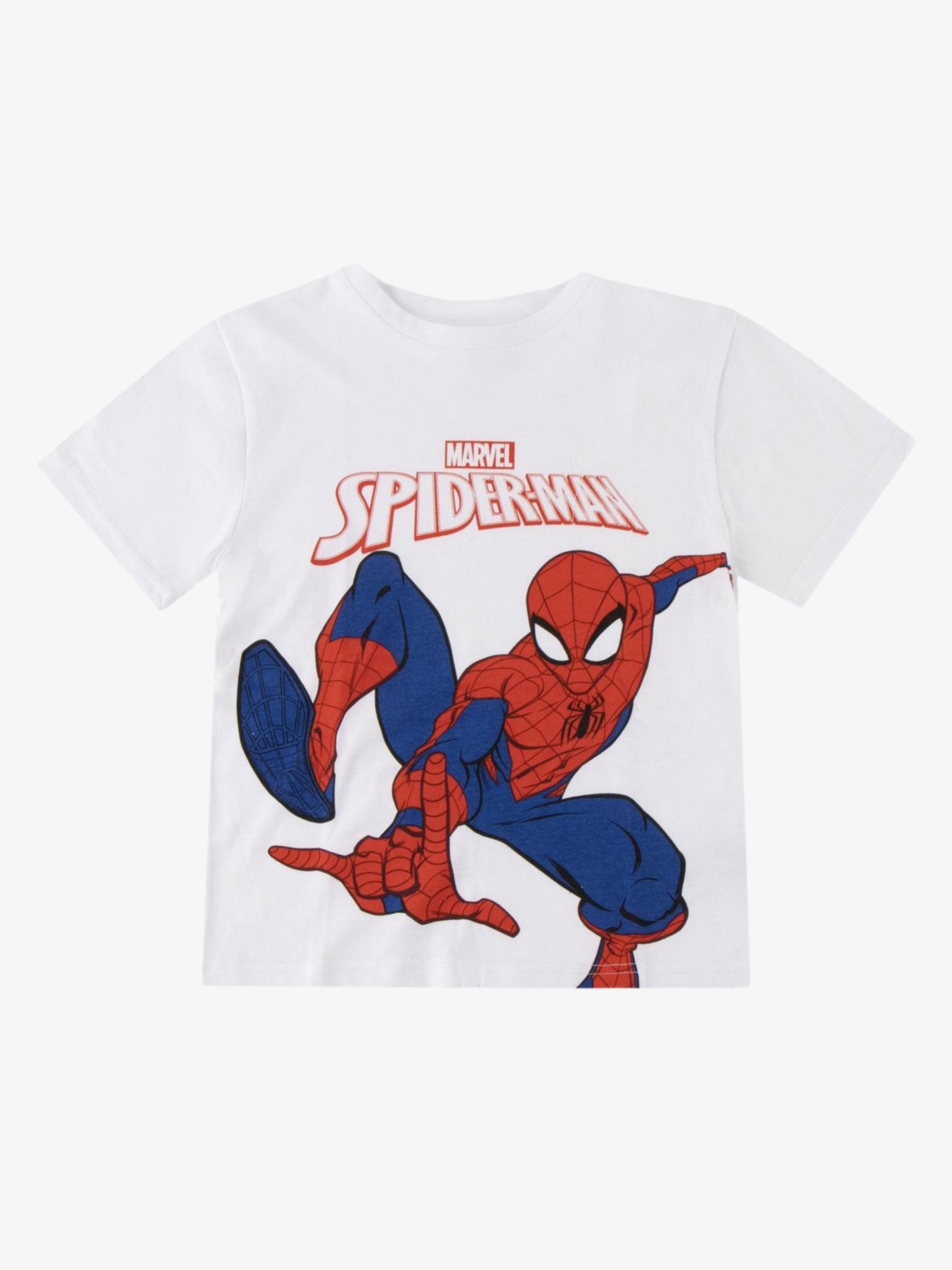 Marvel Spider-Man T-Shirt, Weiß, 116-122