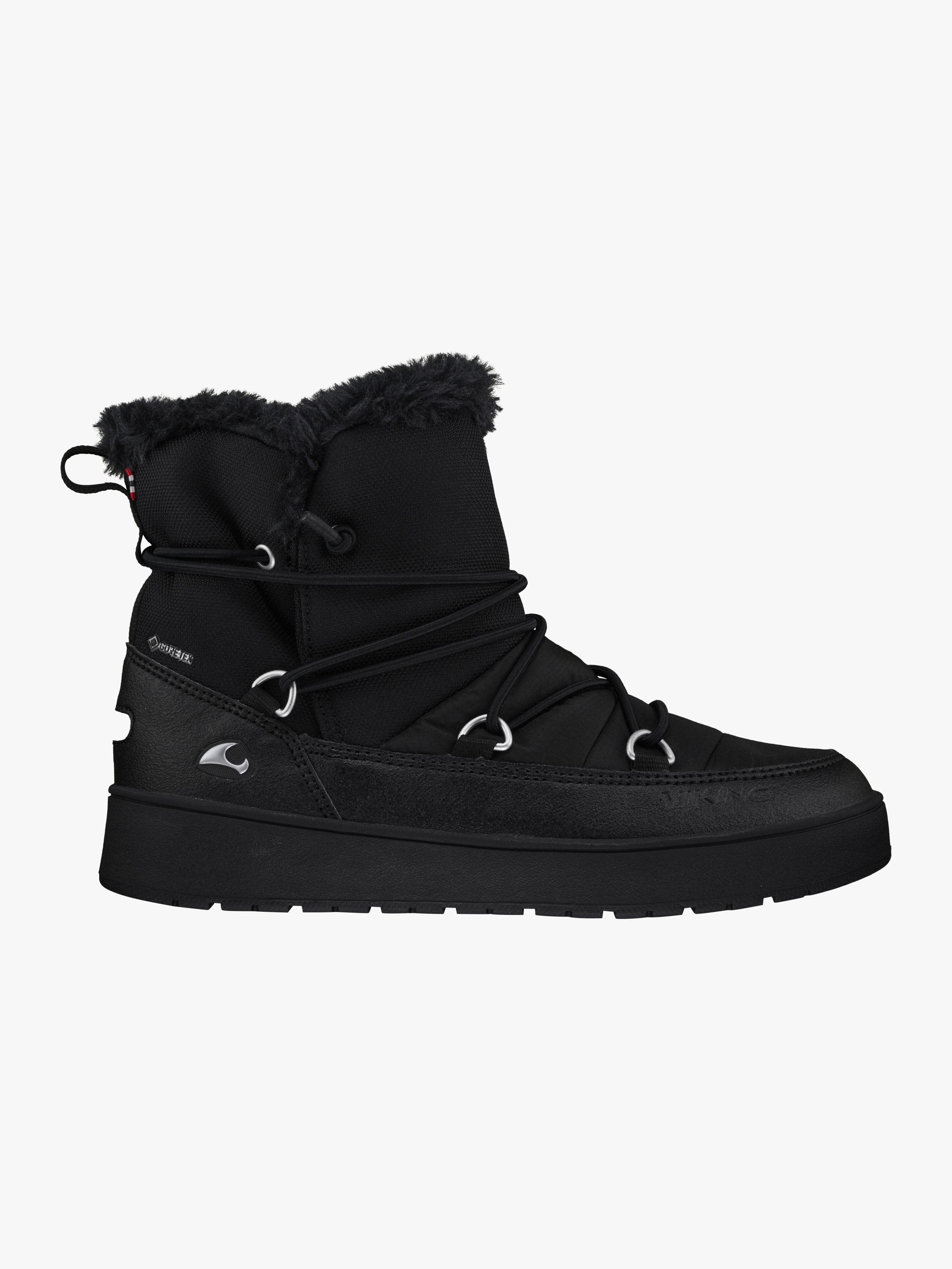Snofnugg Mid GTX Warm Winterstiefel, Black, 30
