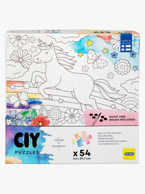Peliko CIY Puzzle mit Wasserfarben 54 Teile Gemischte Auswahl