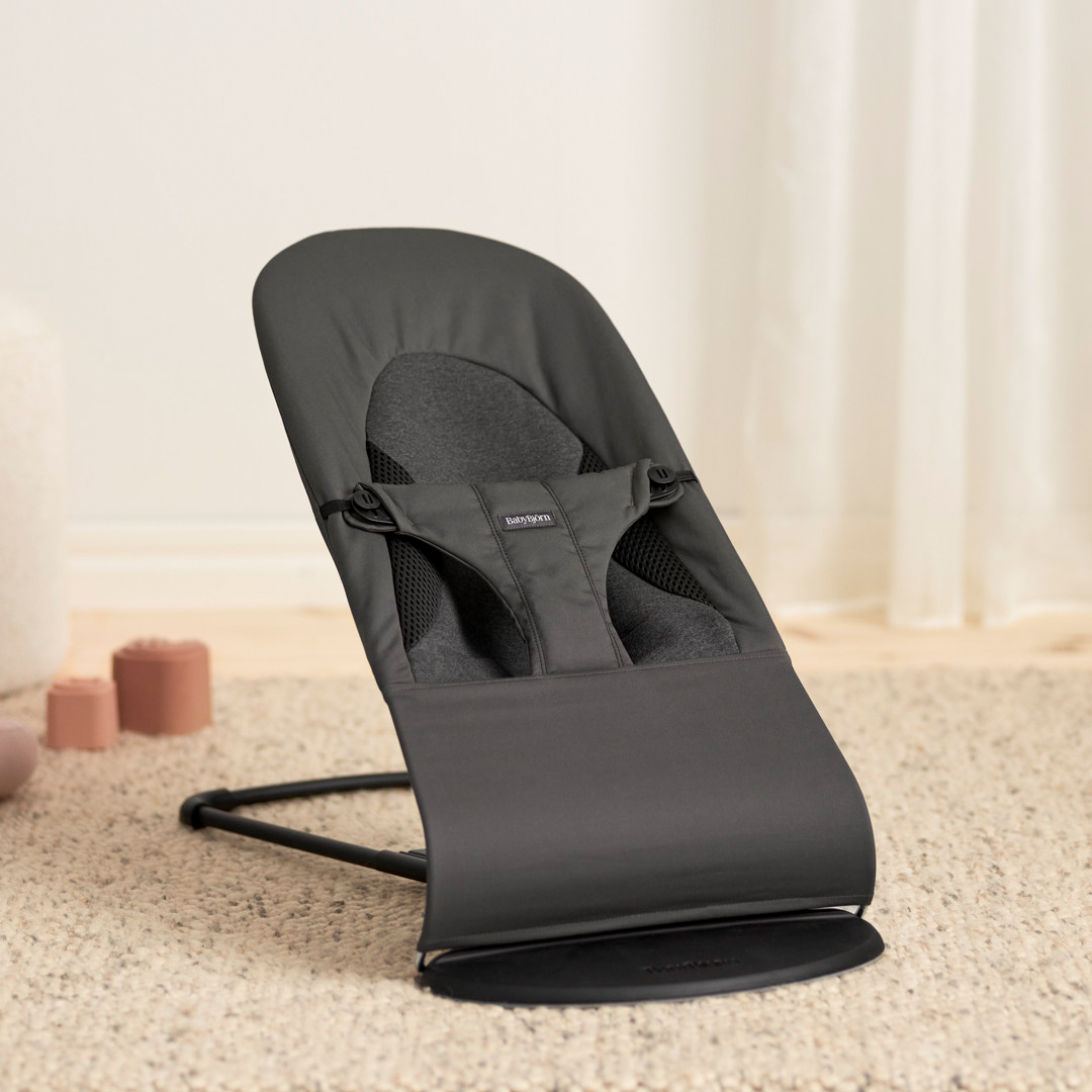 Balance Soft Babywippe Gewebt / Jersey, Dunkelgrau