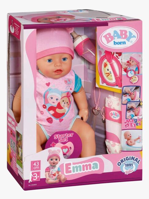 Baby Born Puppe Starter-Set Emma 43 cm