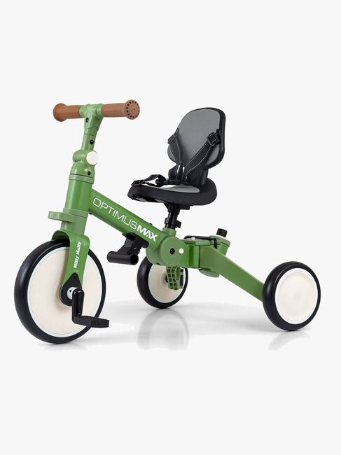 Milly Mally Optimus Max Dreirad 4-in-1, Grün