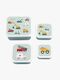 A Little Lovely Company Lunchbox-Set, Fahrzeuge
