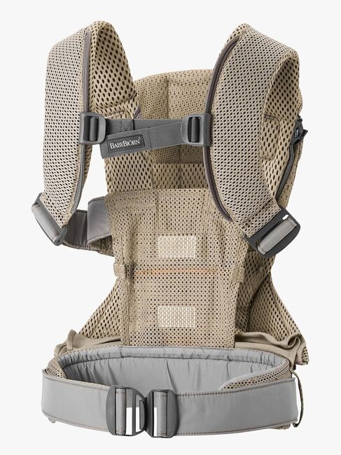 BabyBjörn One Air Babytrage 3D Mesh, Grey Beige