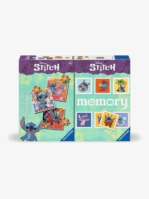 Ravensburger Disney Lilo & Stitch Puzzle 3-in-1 + Memospiel