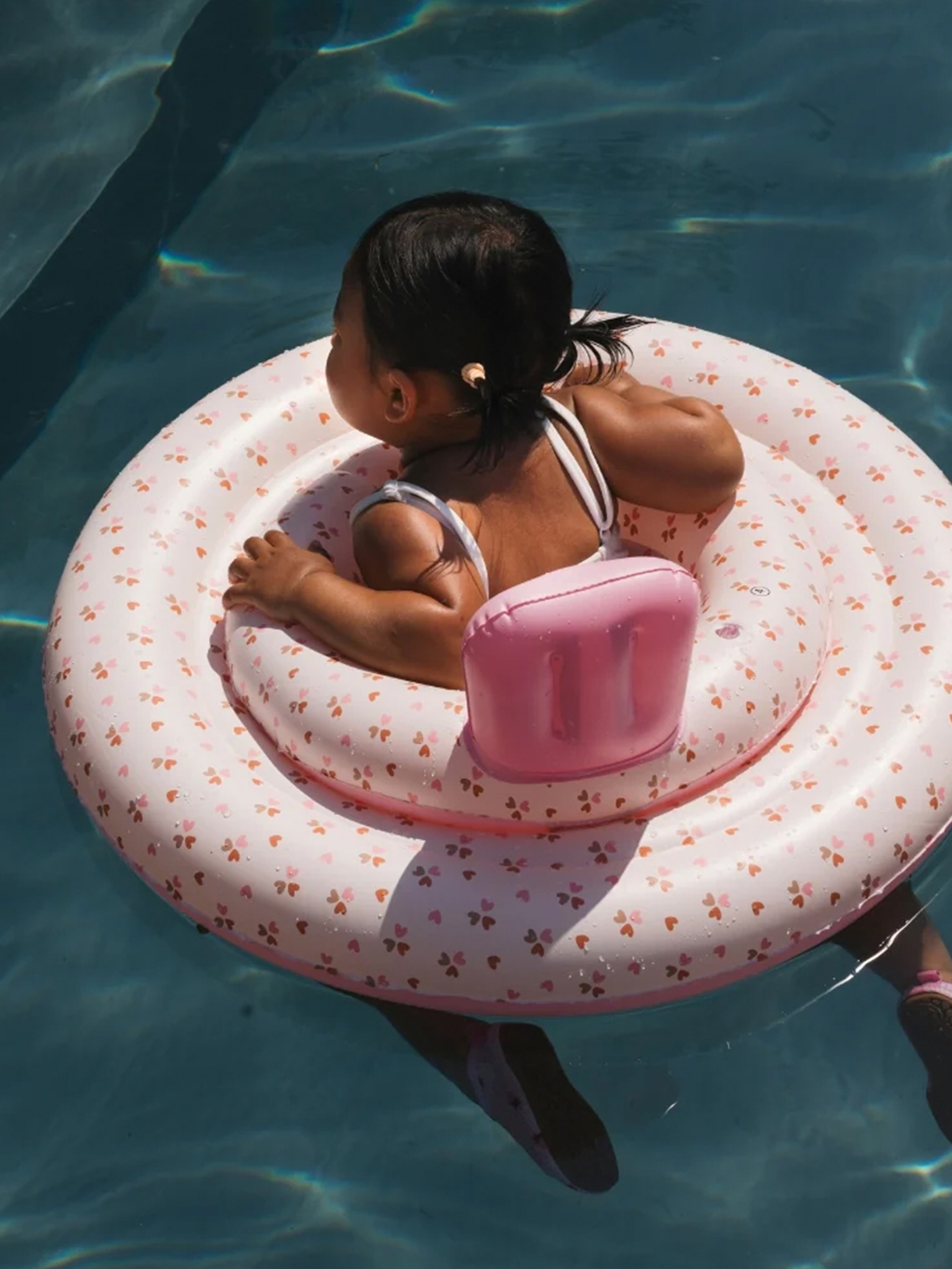 Swim Essentials Baby Schwimmring, Cozy Hearts Pink