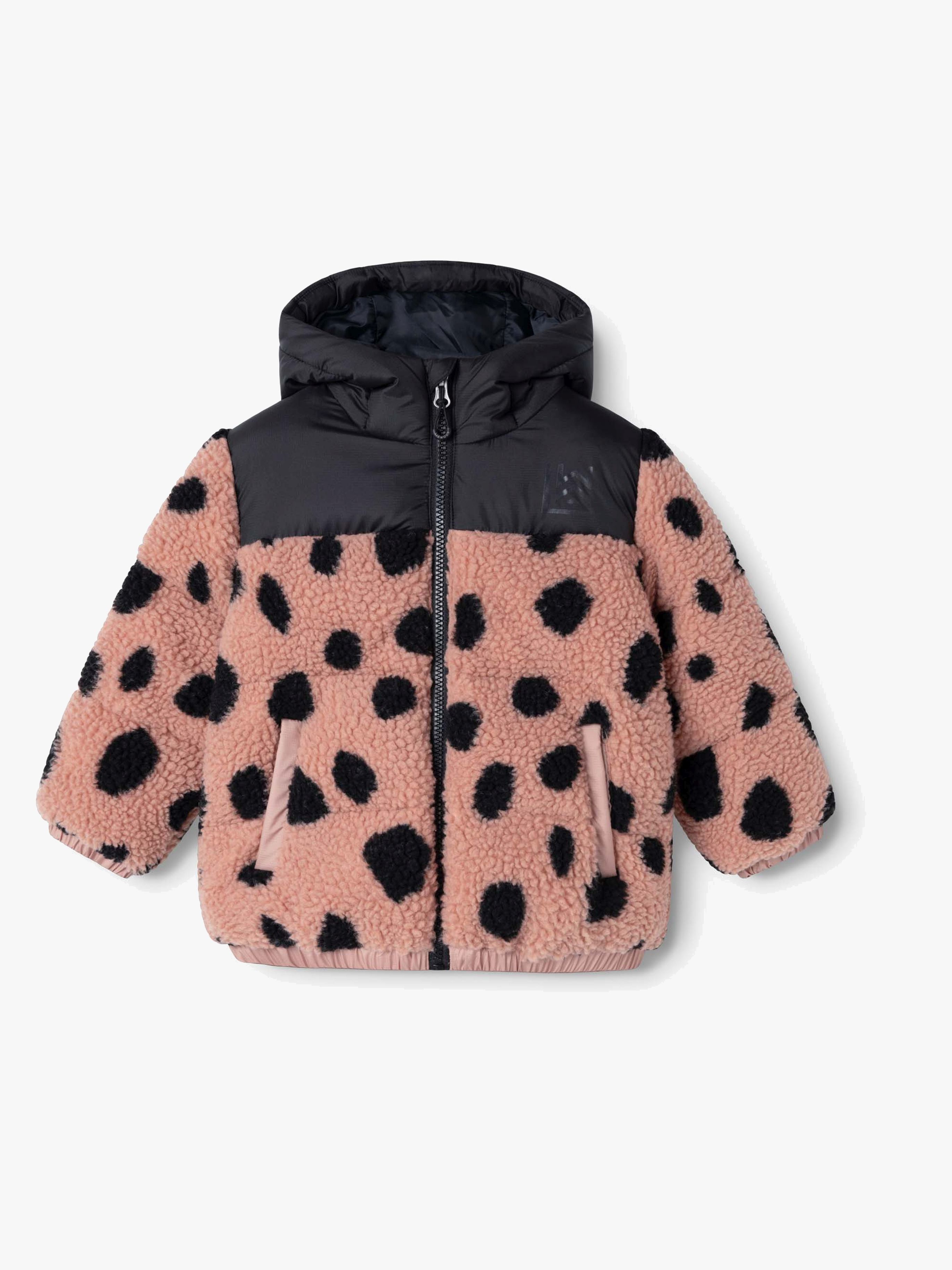 Niko Fleecejacke, Mega Leo Spot / Pale Tuscany, 116