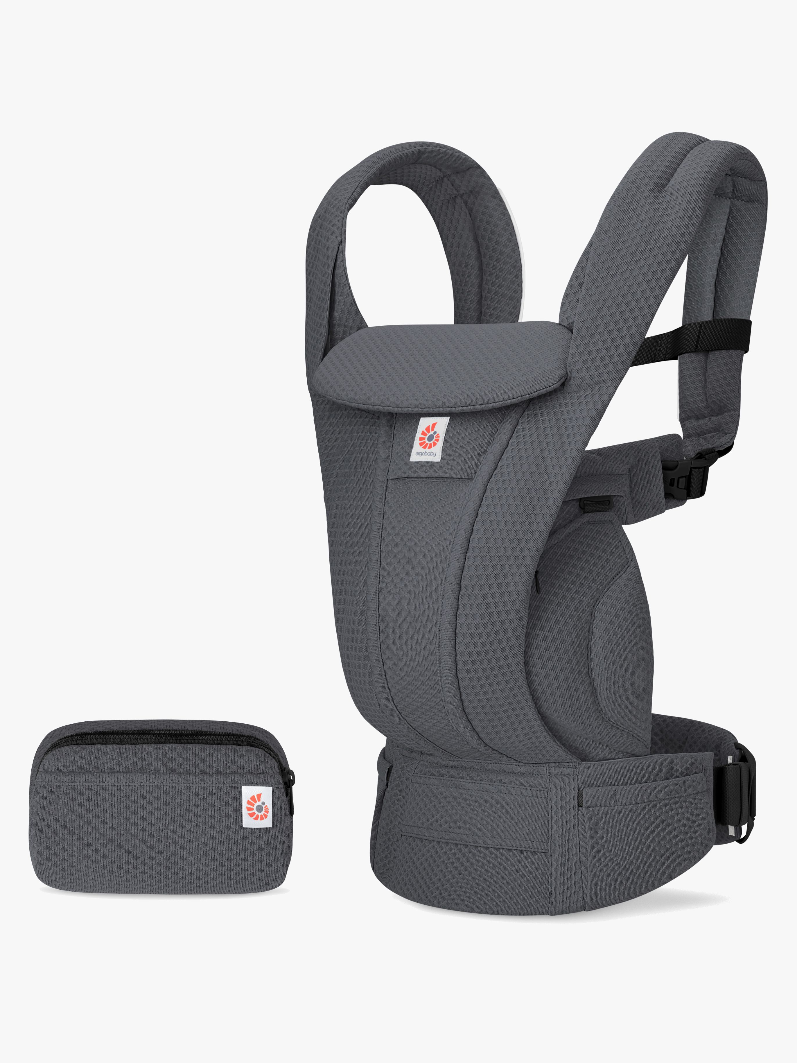 Ergobaby Omni Deluxe Babytrage Mesh, Graphite Grey