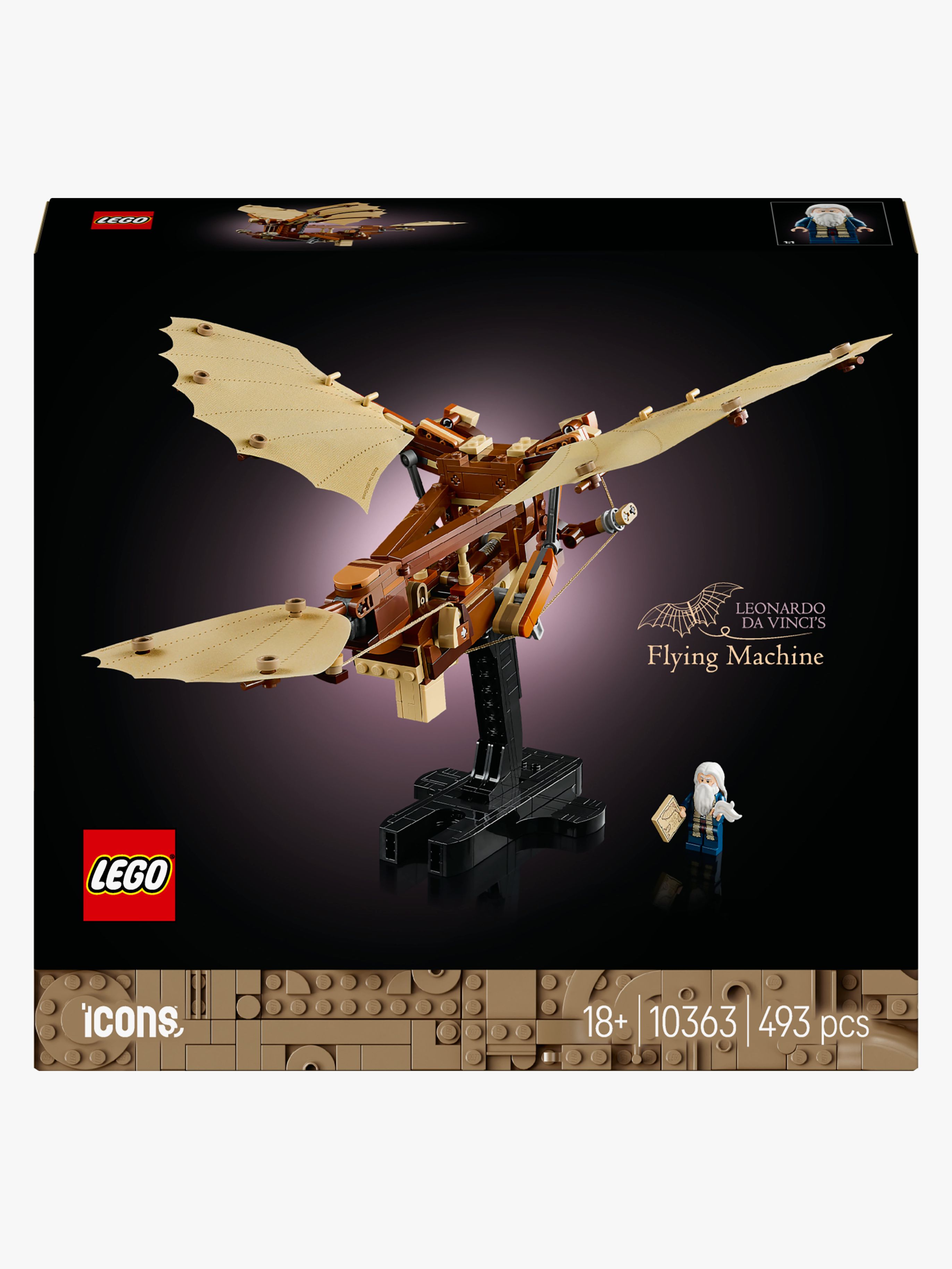 LEGO Icons 10363 Leonardo da Vincis Fluggerät