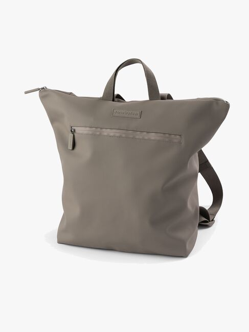 Done By Deer Wickeltasche Rucksack, Taupe
