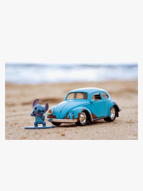 Jada Toys  Disney Lilo & Stitch Auto 1959 VW Bubbla mit Stitch-Figur 1:24