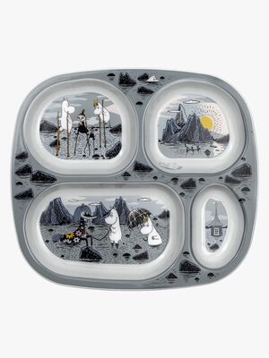 Mumin Inselchen & Schären Unterteilter Teller