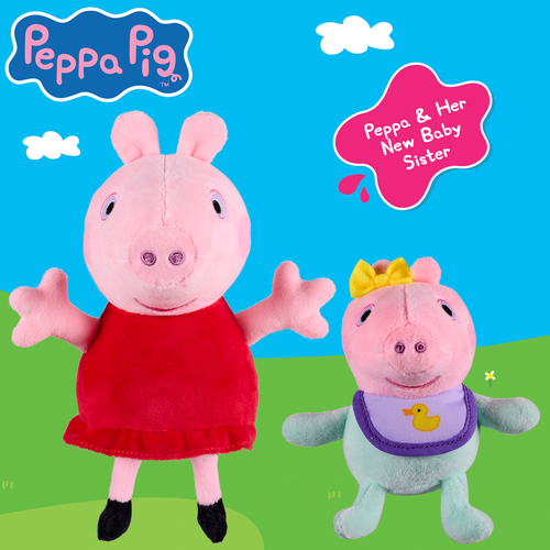 Peppa Wutz Kuscheltier 2er-Pack