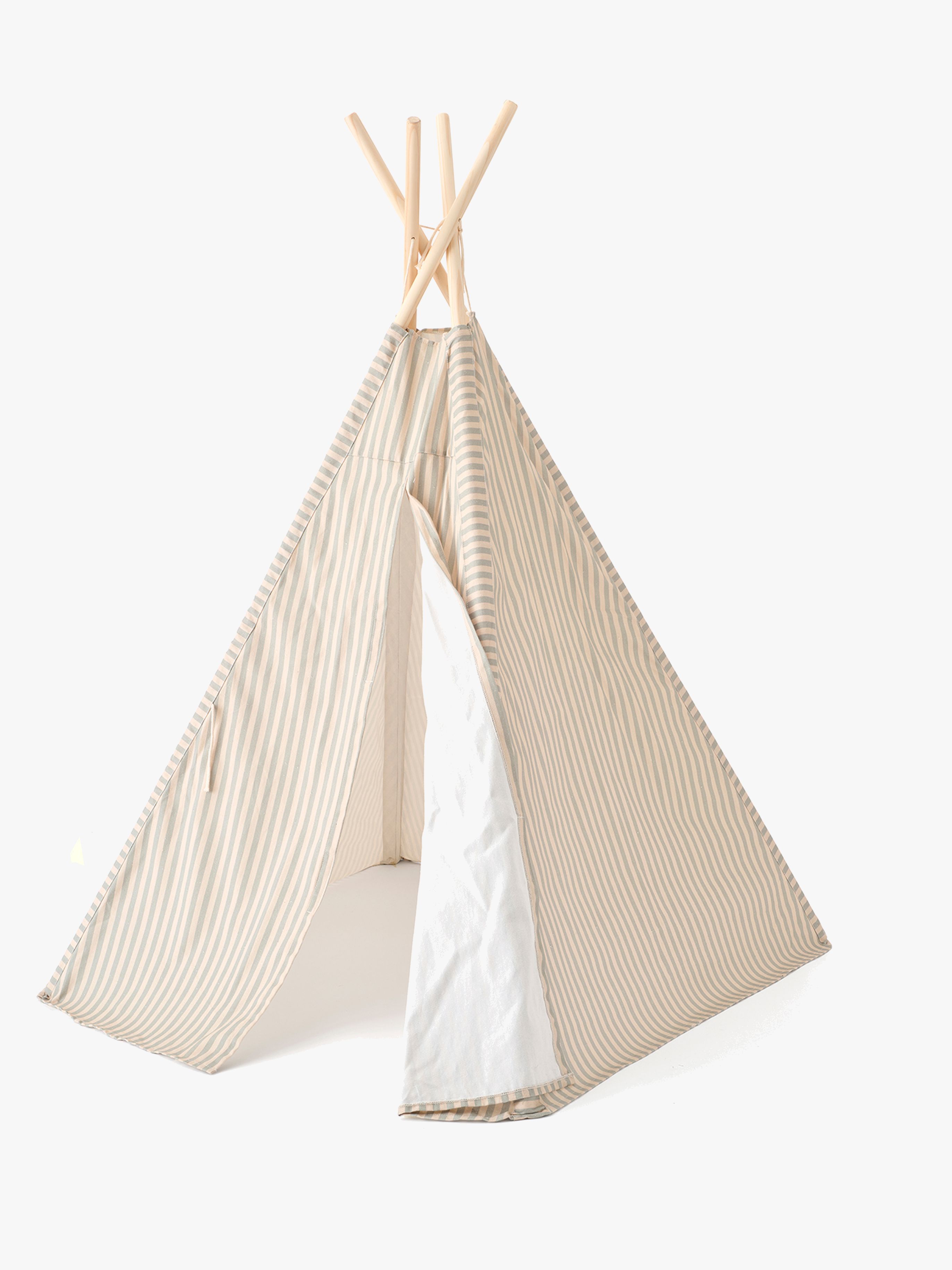 Gestreiftes Tipi-Zelt