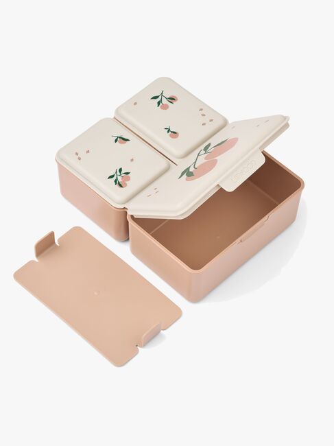 LIEWOOD Driss Gemusterte Brotdose, Peach Me/Sea Shell